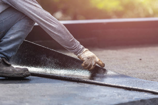 Professional Waterproofing technician working in Malverne, NY